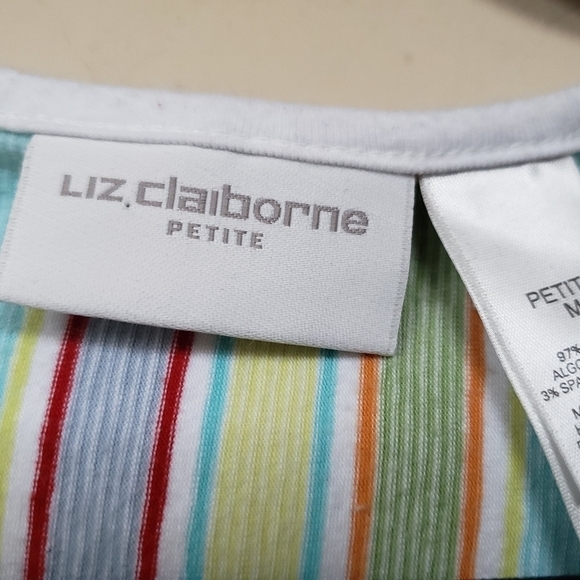 LIZ CLAIBORNE Striped Blouse - Picture 4 of 6